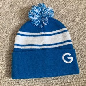 Brand New Vintage Google Winter Beanie / Skullcap / Touque (Light Blue & White)